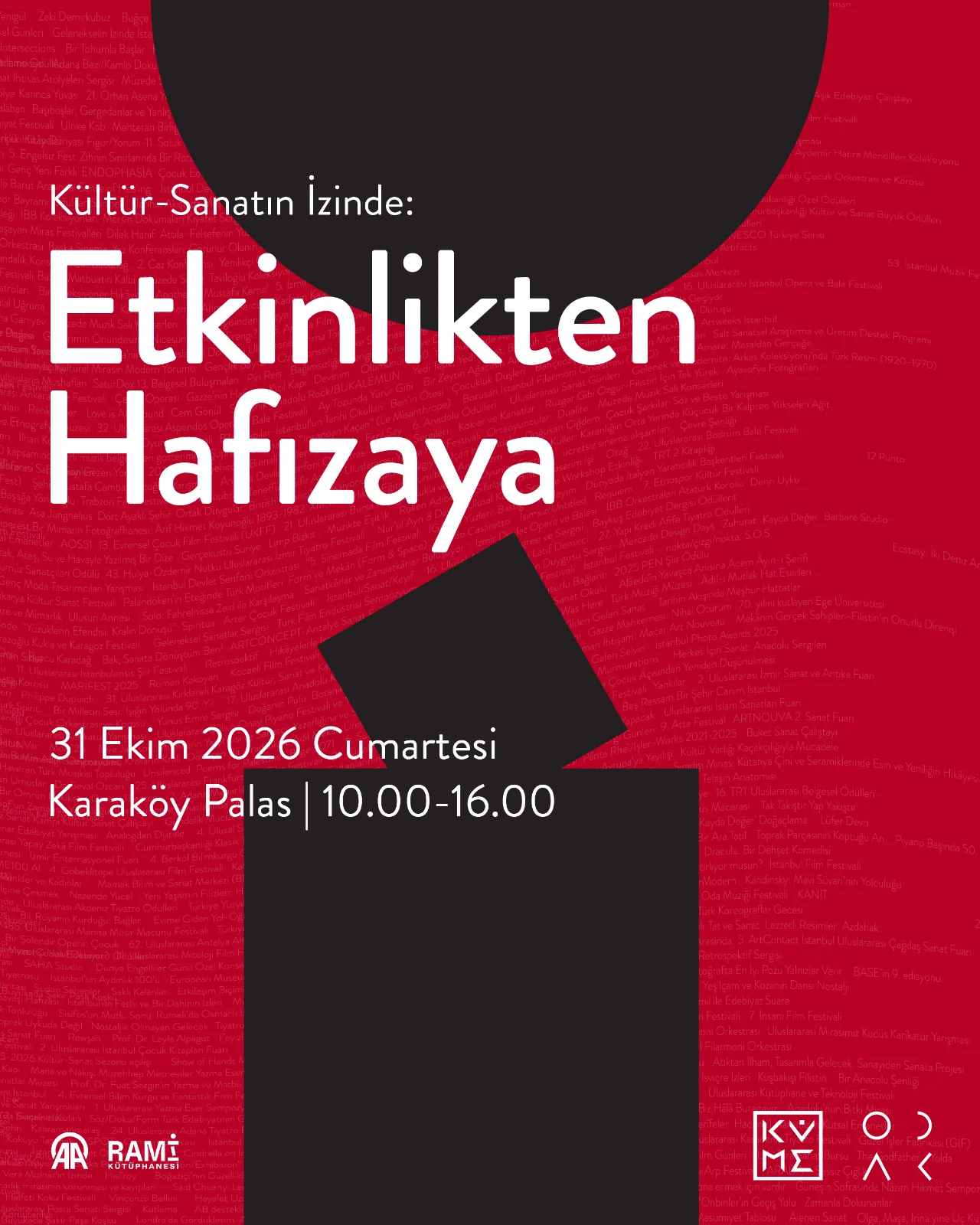 Kültür-Sanatın İzinde: Etkinlikten Hafızaya afişi